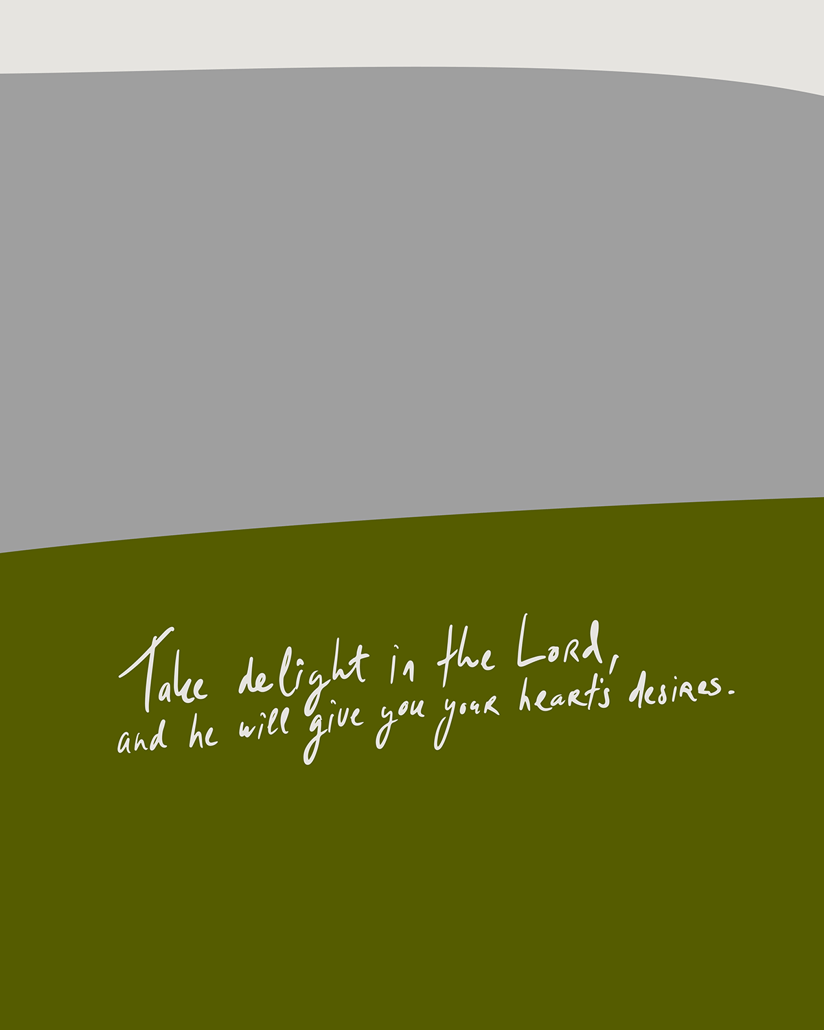 your hearts desires green black Modern minimal abstract Bible verse handwritten detail hoolyprints