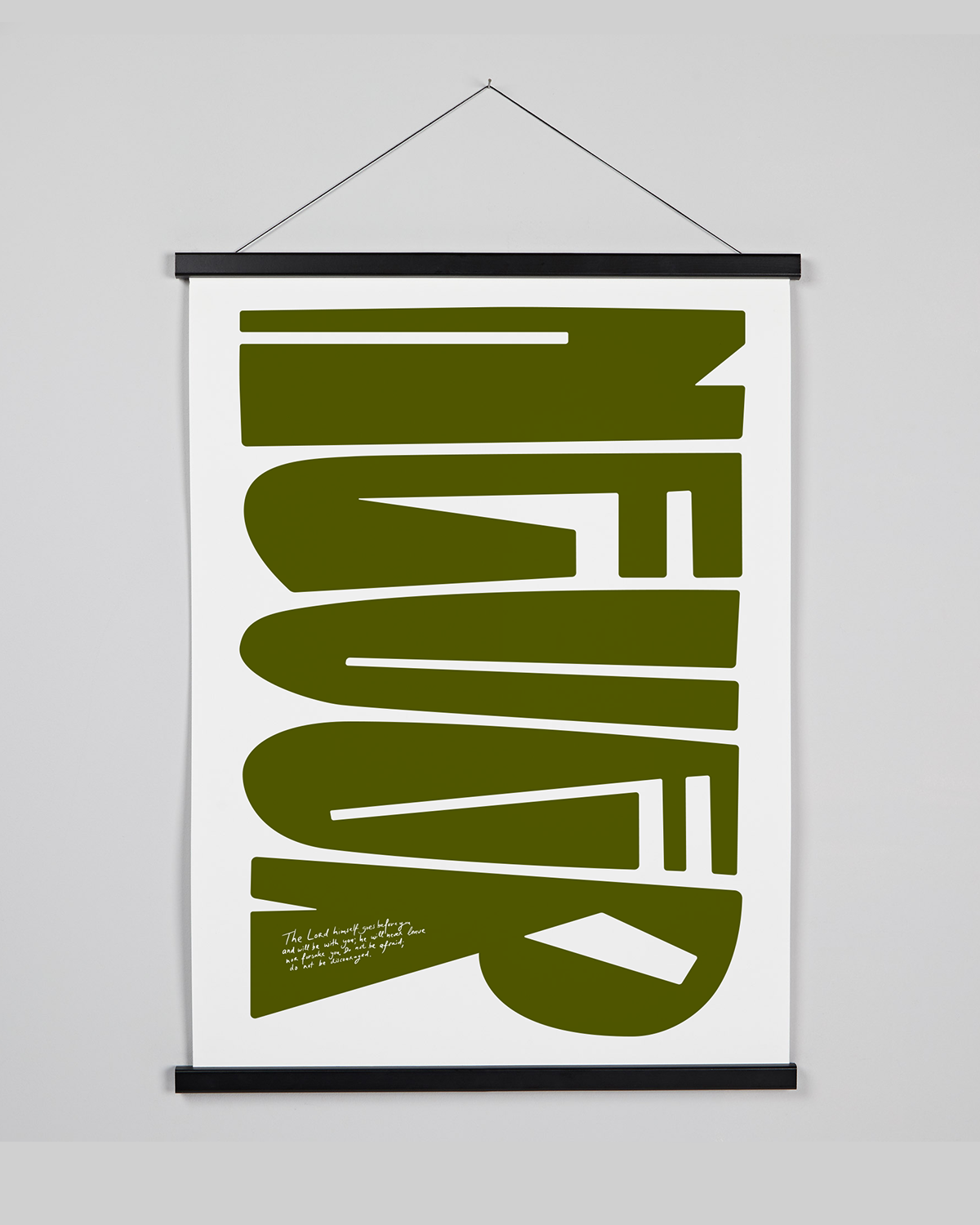Wooden Poster Hanger