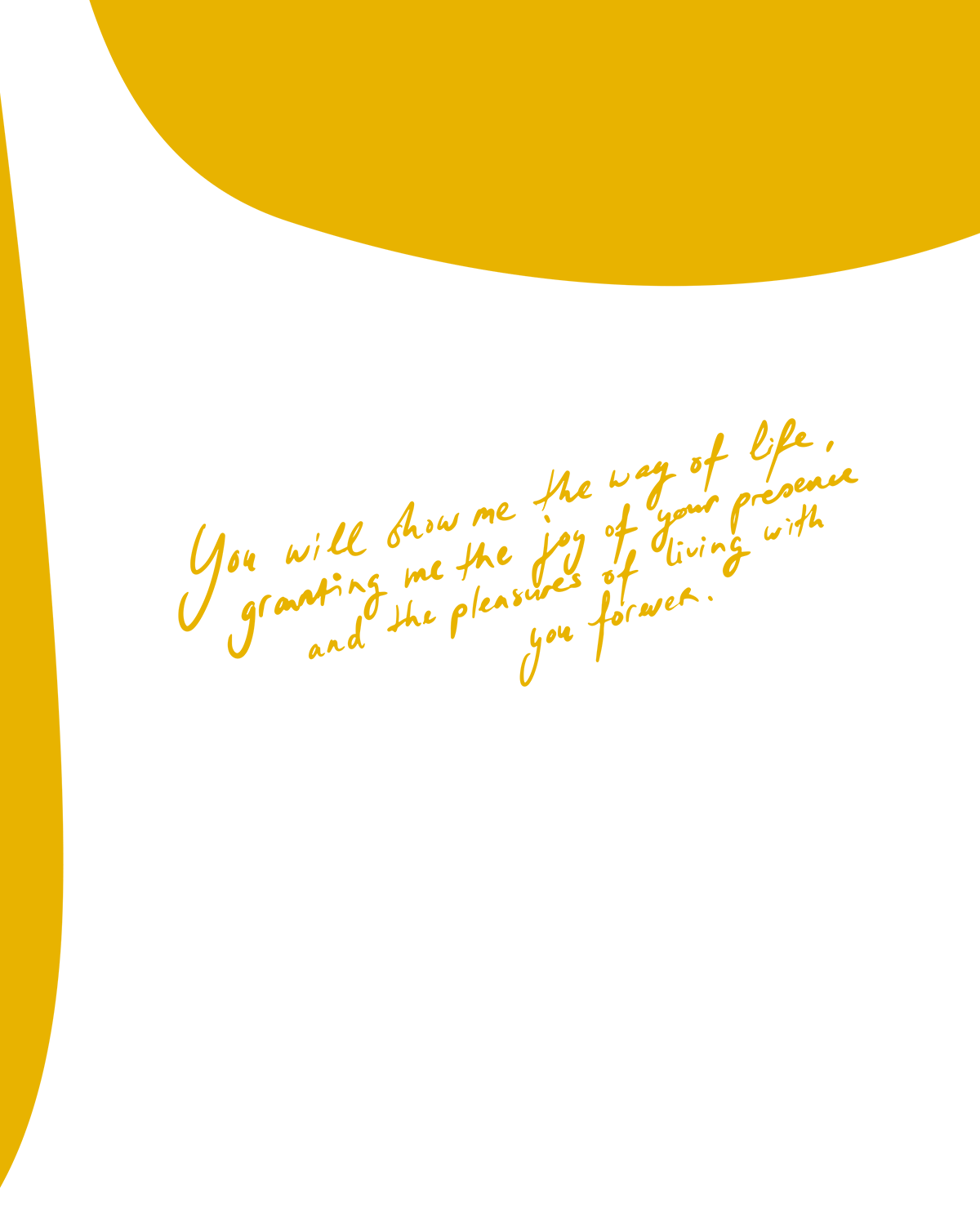 joy yellow Bold modern typographic Bible verse handwritten detail hoolyprints