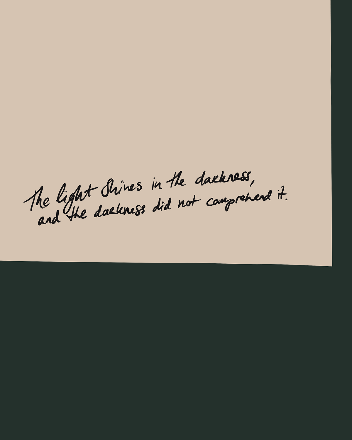 Text on a beige background with a dark border