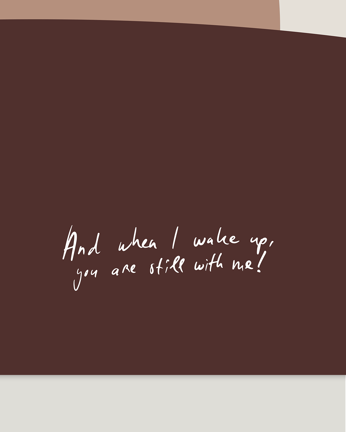 detail poster bible verse art print when i awake you are still here