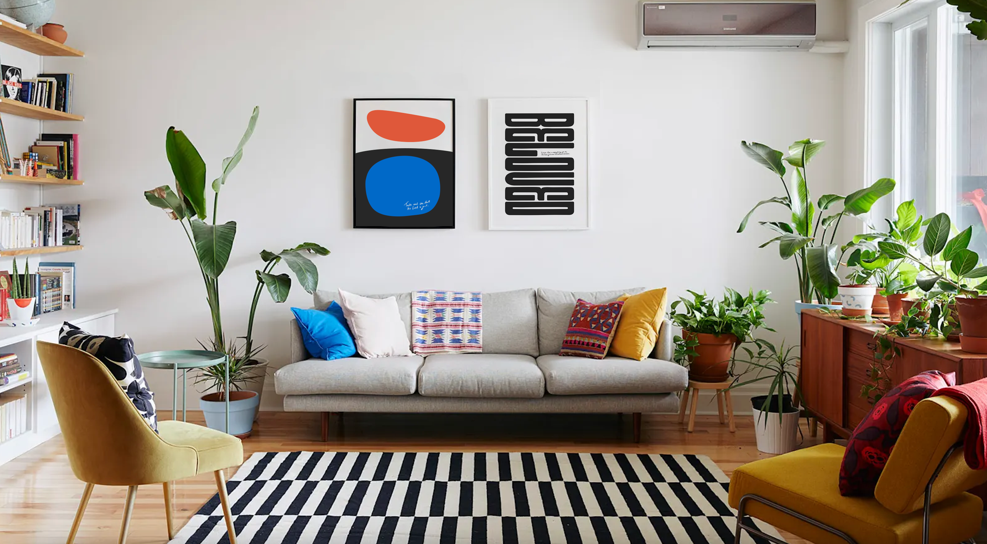 Graphic Bible Verse Wall Art In Living Room