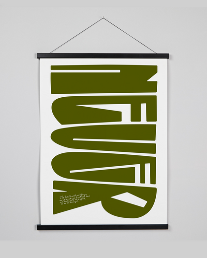 Wooden Poster Hanger