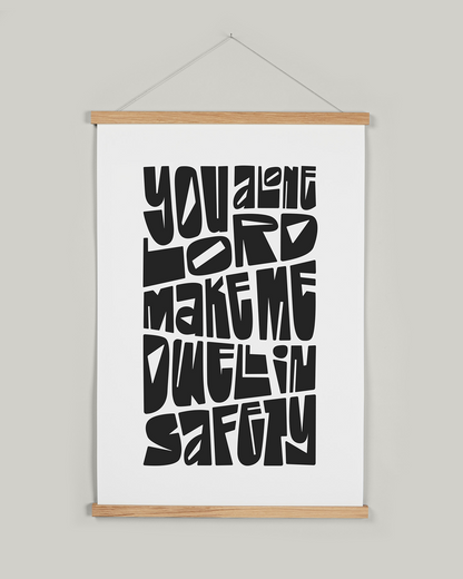 Wooden Poster Hanger