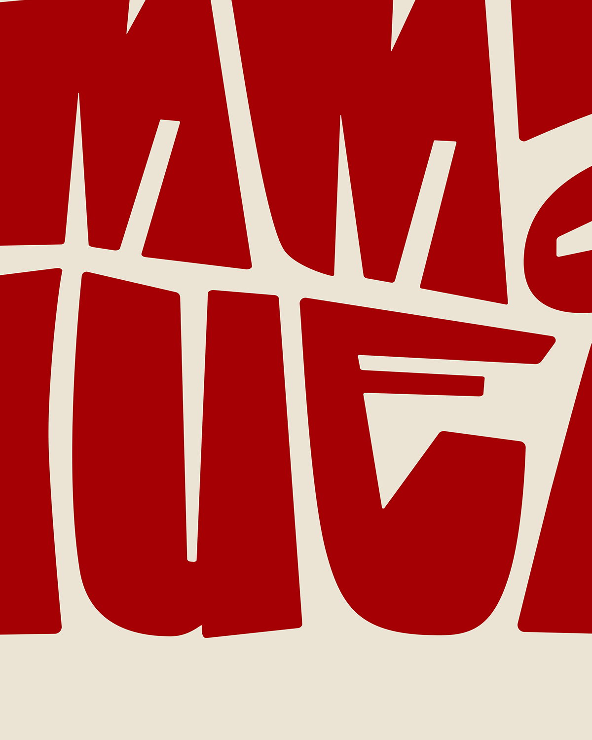 Immanuel—Matt 1:23, Minimal Horizontal Advent Wall Art [Red]