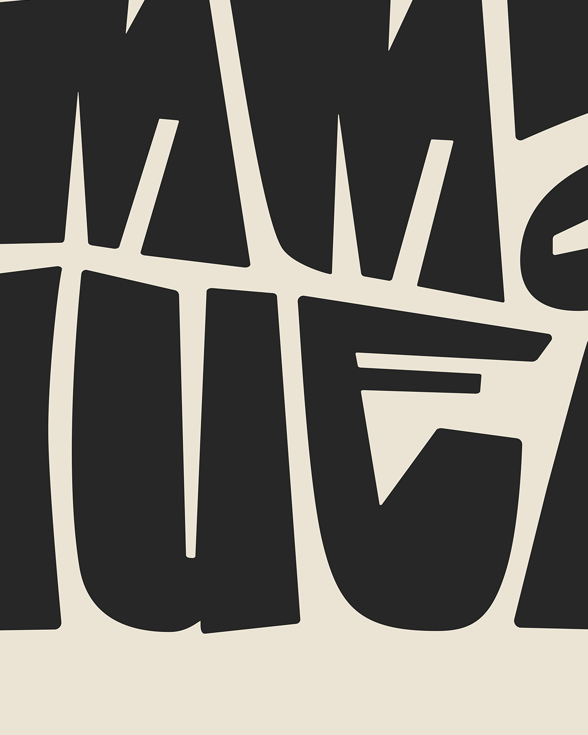 Immanuel—Matt 1:23, Minimal Horizontal Advent Wall Art [Black]