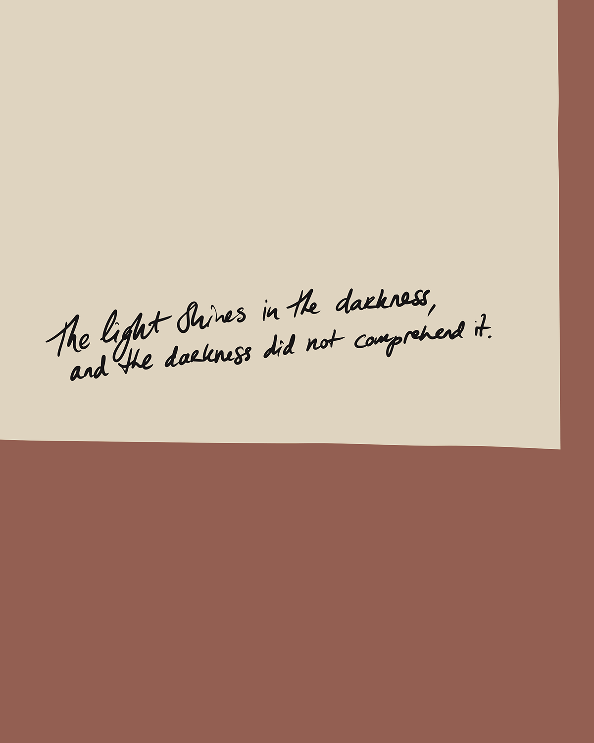 Text on a beige background with a brown border