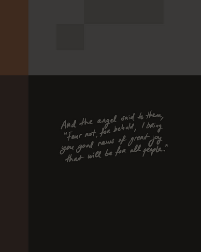 bible verse on a black background